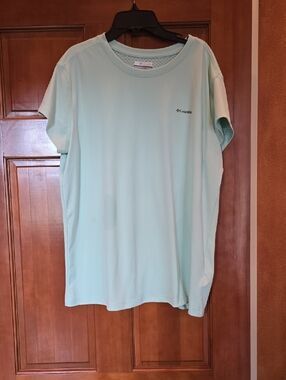 Columbia Womens Short-Sleeve Performance Tee - Mint Green
